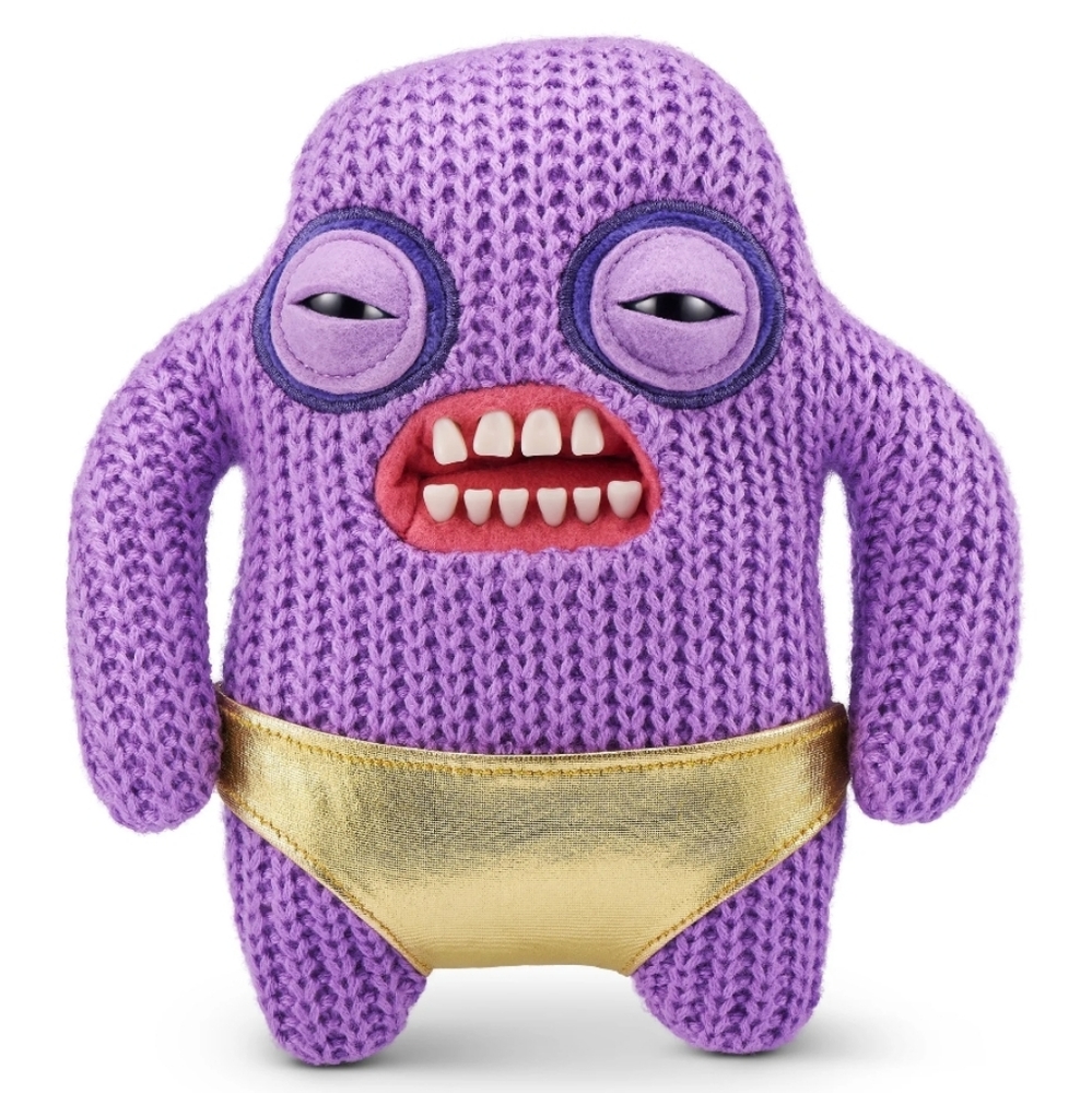 Zuru Gold Fuggler Purple Funny Ugly Monster 9" Mr. Needles